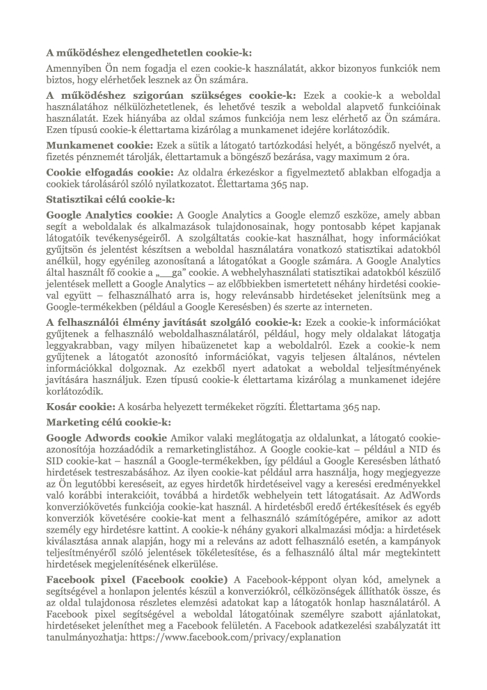 ‎Adatkezelési tájékoztató - 10%foglaló.‎2