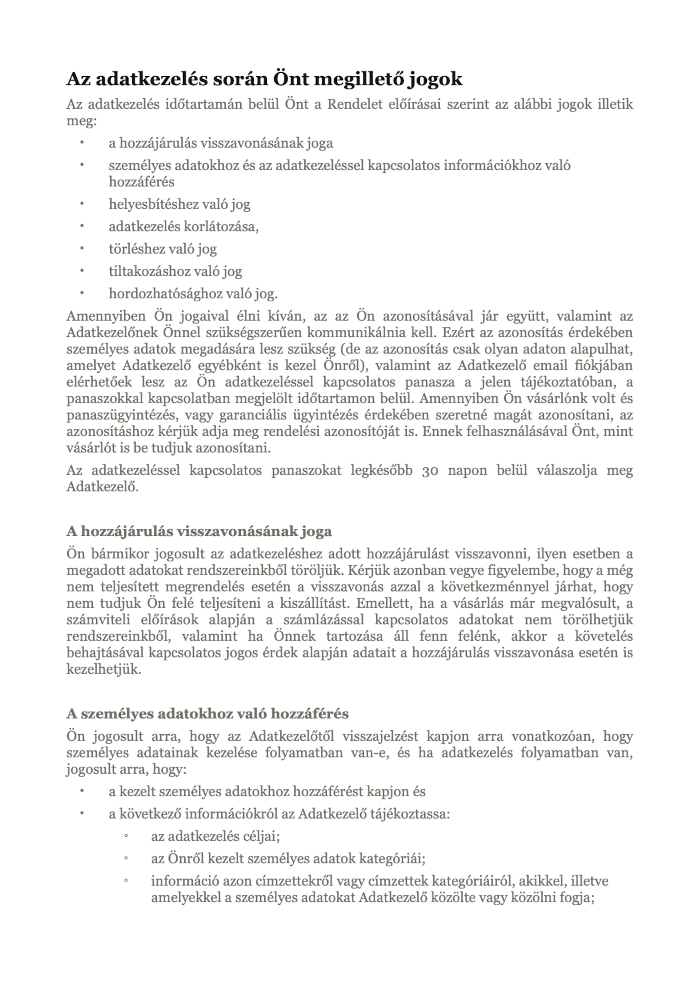‎Adatkezelési tájékoztató - 10%foglaló.‎7